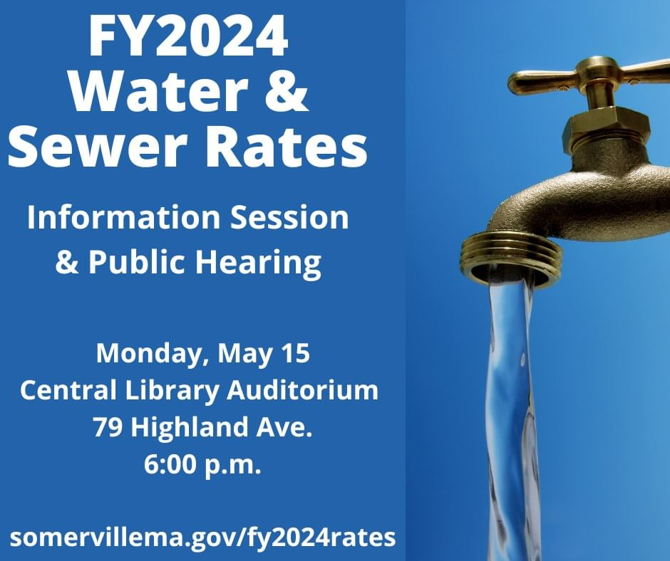 Information Session And Public Hearing On FY 2024 Water And Sewer Rates   Water 