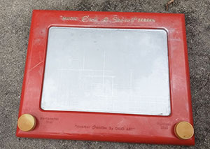 Vintage Etch-A-Sketch and other old-school toys from Ohio Arts - Click  Americana